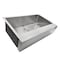 Nantucket Sinks Single Bowl Undermount Stainless Steel Kitchen Sink with 7In. Apron Front EZApron33 - alternate 1